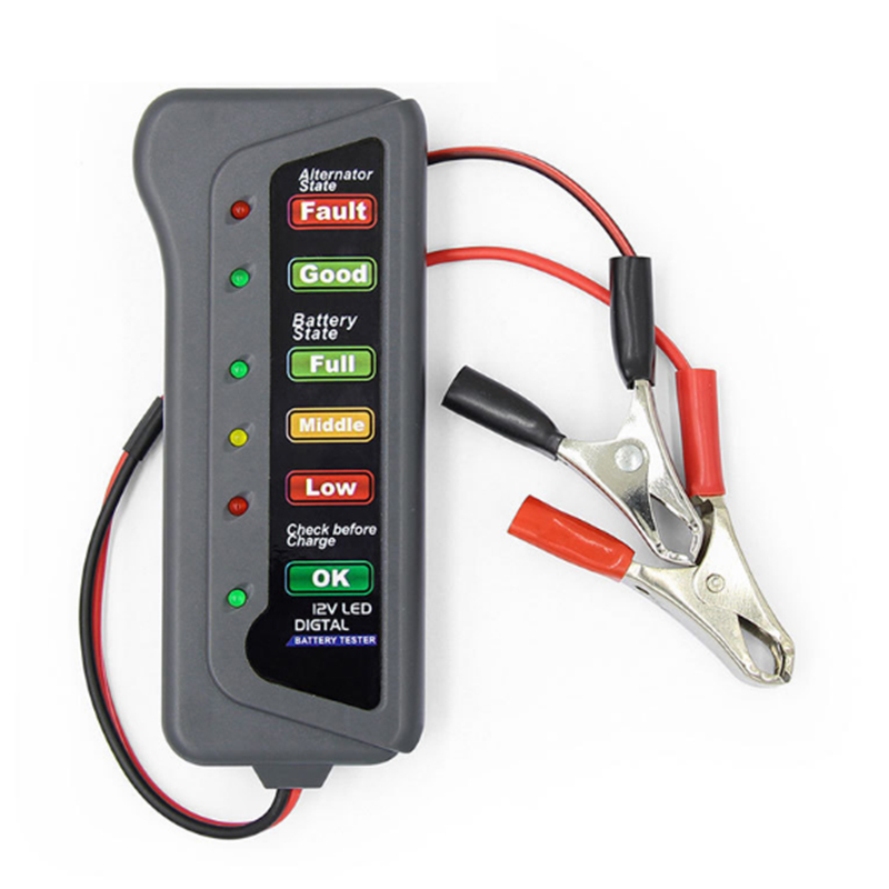Alternator Tester Digital Diagnostic Tool - جهاز اختبار بطارية السيارة ، مولد