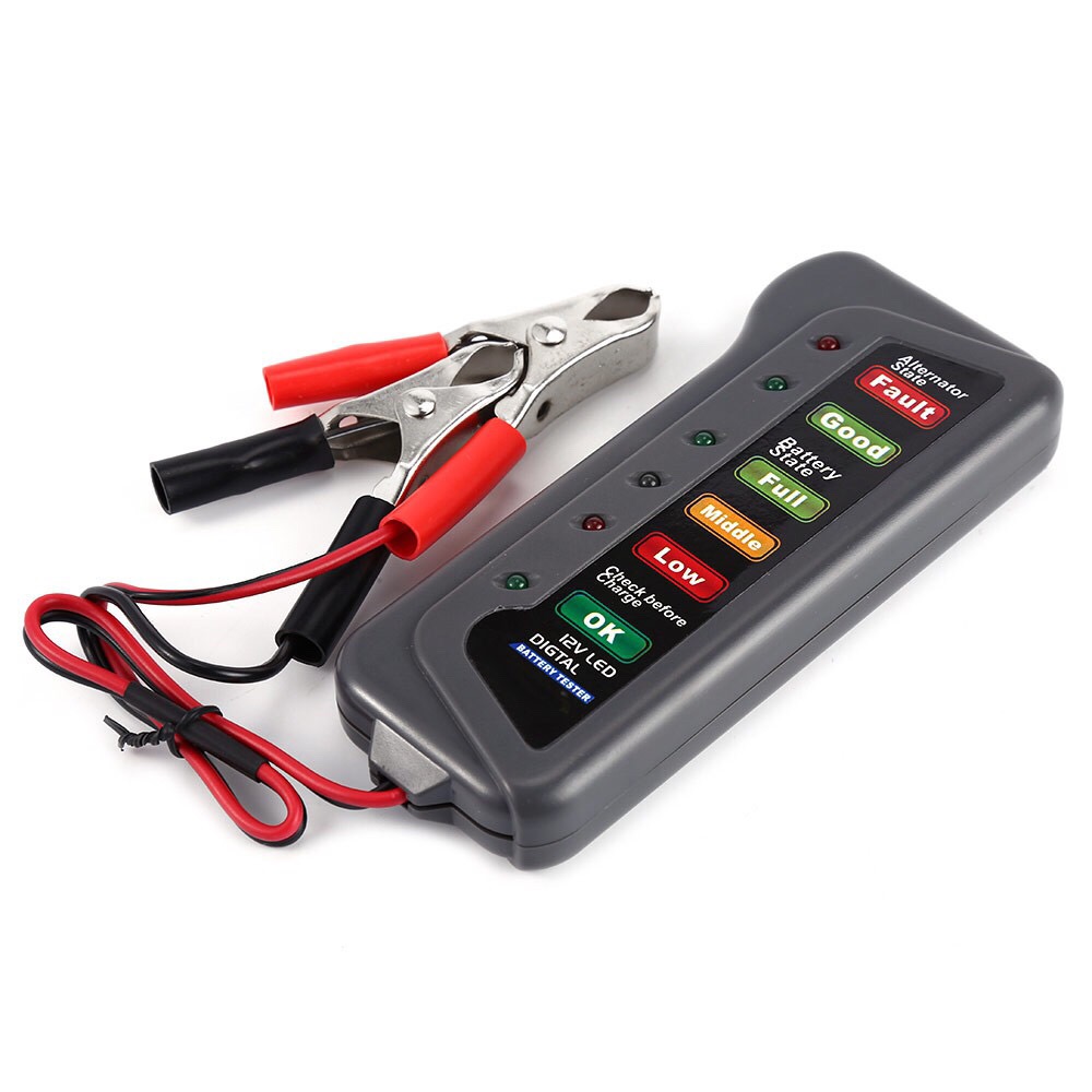 Alternator Tester Digital Diagnostic Tool - 12 فولت جهاز اختبار بطارية السيارة