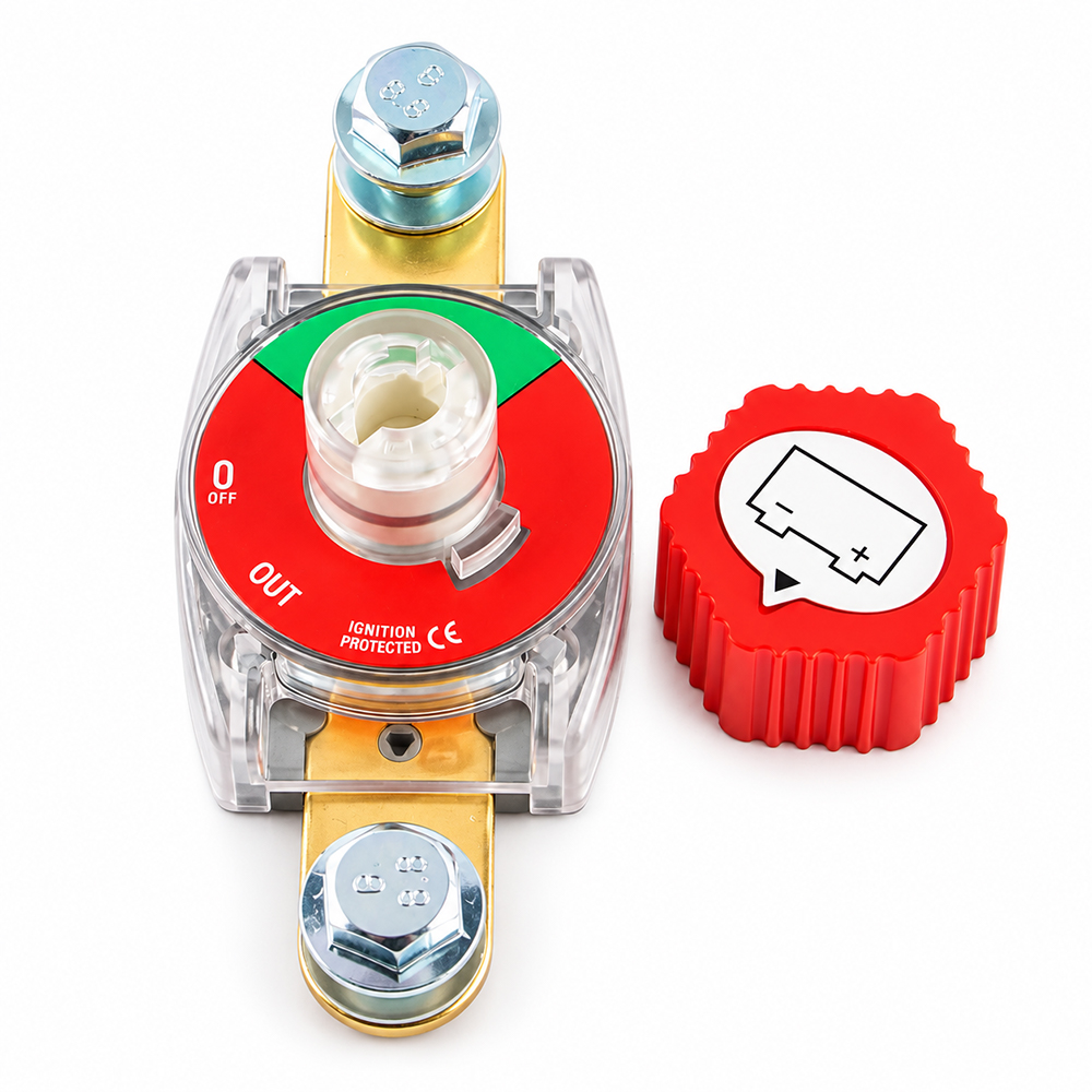 Battery Disconnect Switch Master Cut Off - مفتاح فصل البطارية 275A، مثبت على