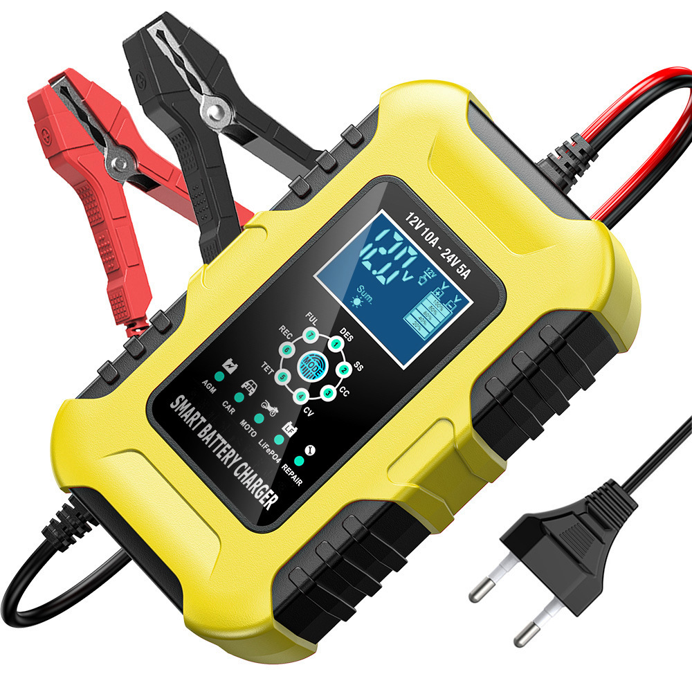 Car Battery Trickle Charger Maintainer 5A - FOXSUR شواحن بطاريات السيارة 12 فولت/10A