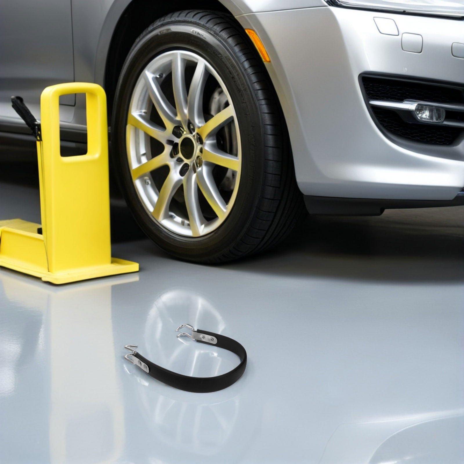 Battery Carry Strap Lifter Heavy Duty - قطعتان من حزام حمل البطارية المعدني،