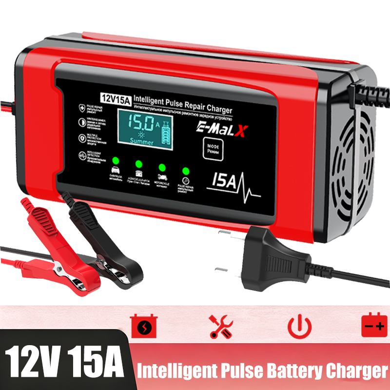 Lifepo4 Battery Charger Smart Automatic - شاحن بطارية ذكي 12 فولت 15