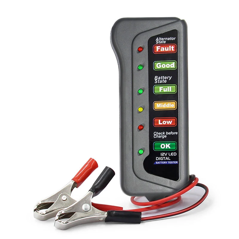 جهاز اختبار بطارية السيارة الر - مراجعة Alternator Tester Digital Diagnostic Tool وسعره