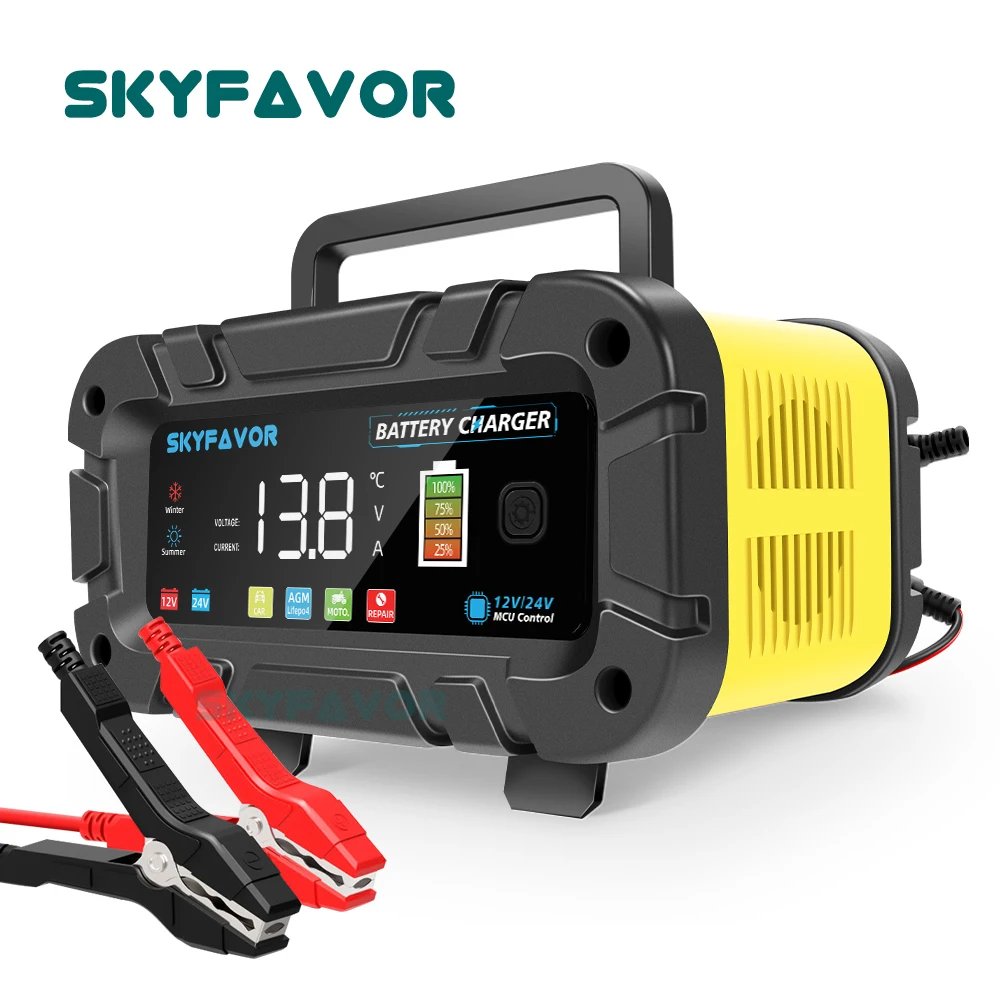 شاحن بطارية ذكي أوتوماتيكي 12  - مراجعة Lifepo4 Battery Charger Smart Automatic وسعره