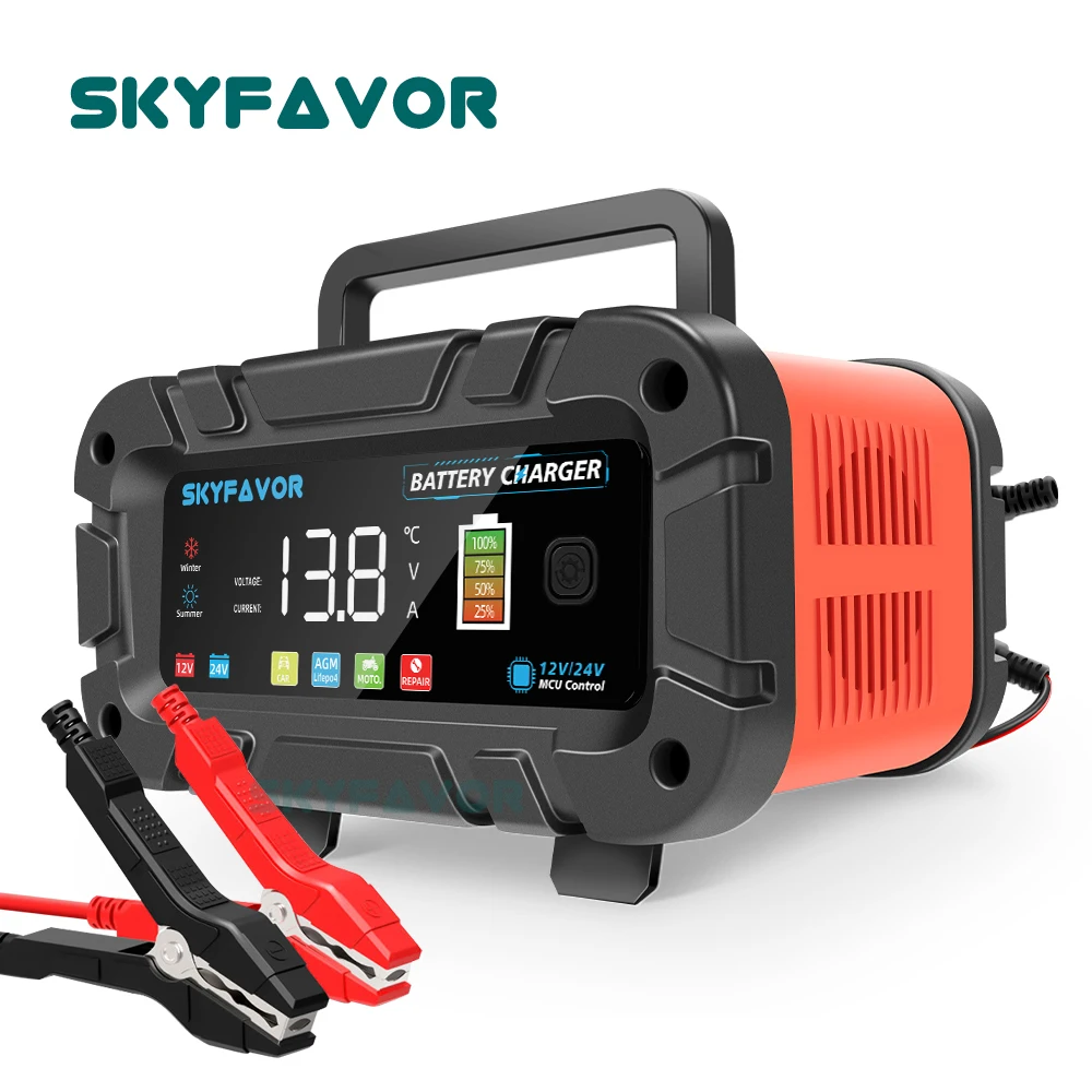 شاحن بطارية ذكي أوتوماتيكي 12  - مراجعة Lifepo4 Battery Charger Smart Automatic وسعره