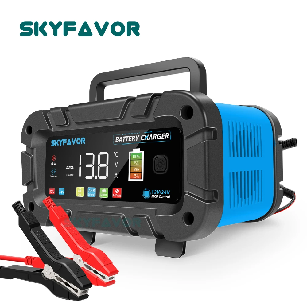 شاحن بطارية ذكي أوتوماتيكي 12  - مراجعة Lifepo4 Battery Charger Smart Automatic وسعره