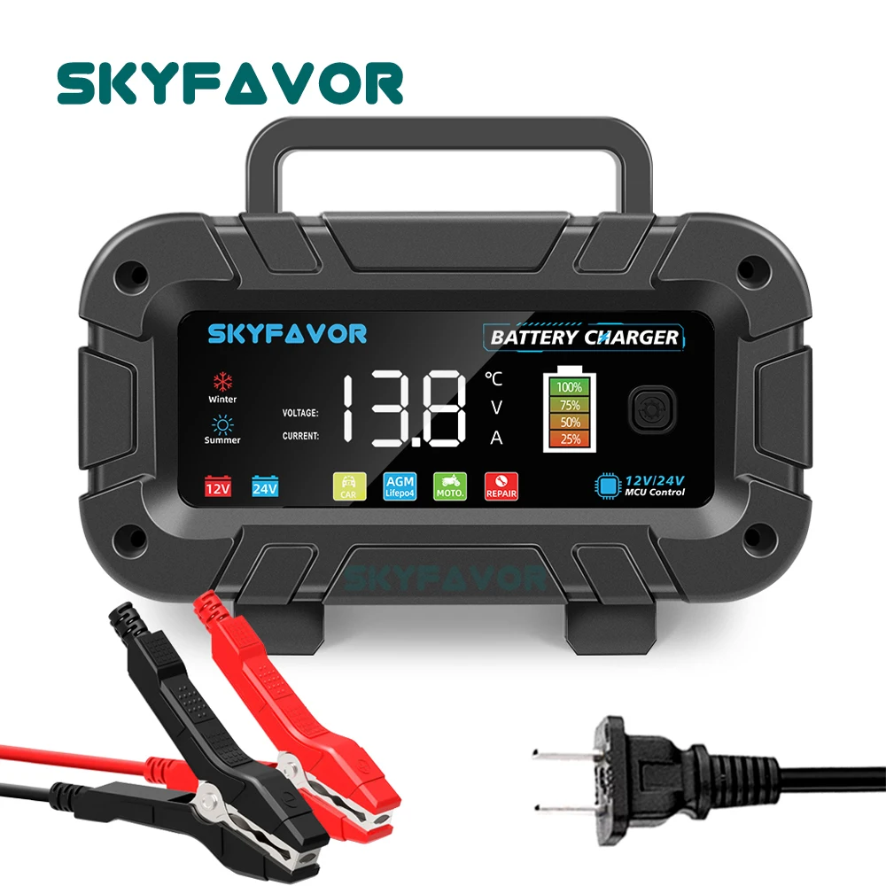 شاحن بطارية ذكي أوتوماتيكي 12  - مراجعة Lifepo4 Battery Charger Smart Automatic وسعره