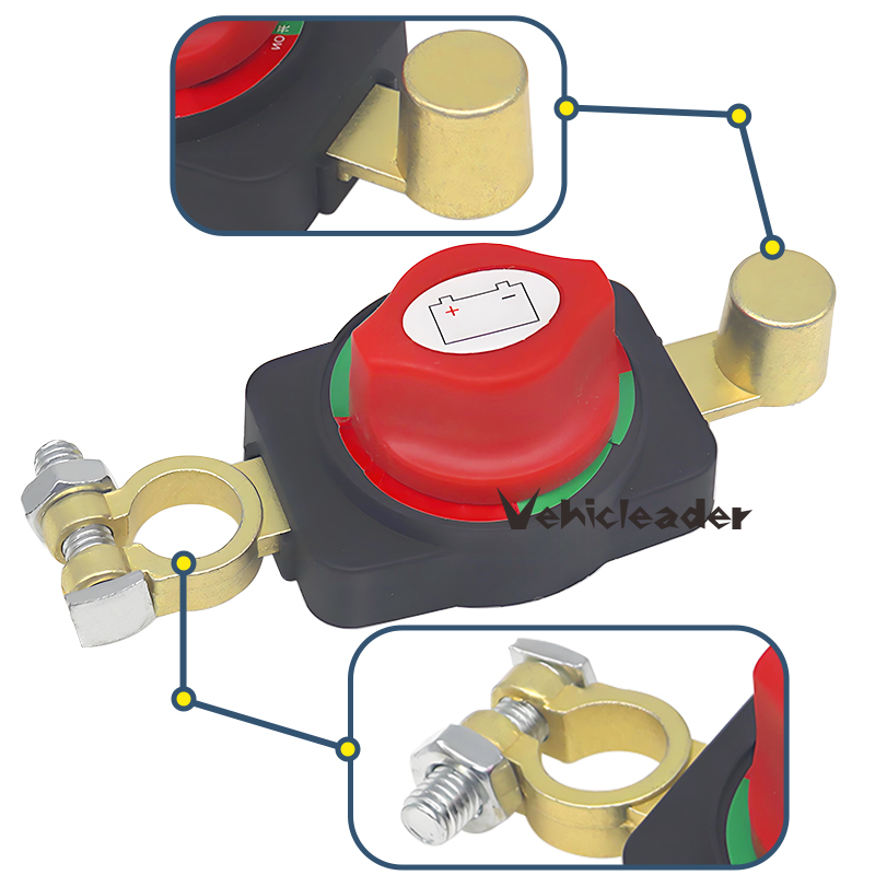 12-48 فولت بطارية قطع الطاقة ا - مراجعة Battery Disconnect Switch Master Cut Off وسعره