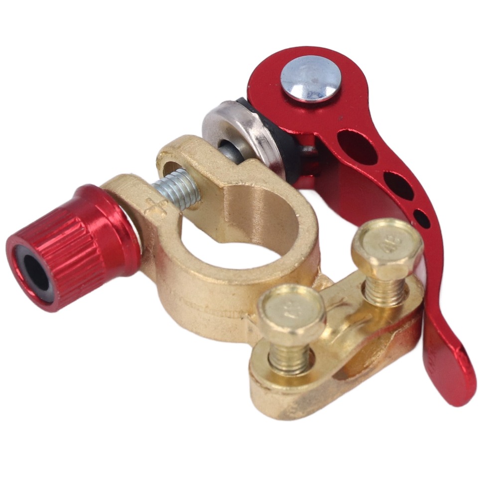 قطعتان من موصلات طرف البطارية  - مراجعة Battery Terminal Clamps Quick Release Brass وسعره