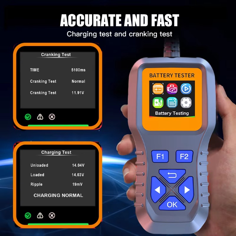 جهاز اختبار بطارية السيارة K1S - مراجعة Alternator Tester Digital Diagnostic Tool وسعره