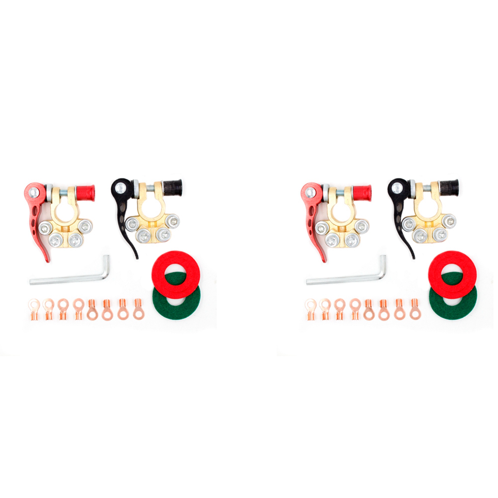 مشابك بطارية سيارة سريعة الفك  - مراجعة Battery Terminal Clamps Quick Release Brass وسعره
