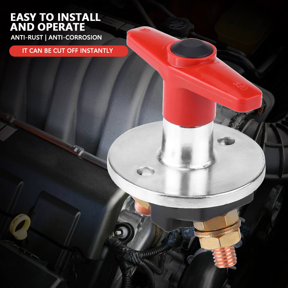 مفتاح فصل البطارية 12-60 فولت  - مراجعة Battery Disconnect Switch Master Cut Off وسعره