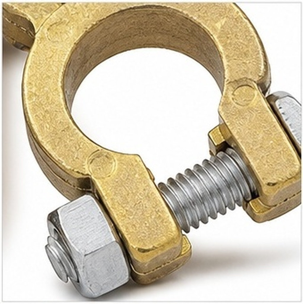 زوج من موصلات أطراف البطارية ا - مراجعة Battery Terminal Clamps Quick Release Brass وسعره