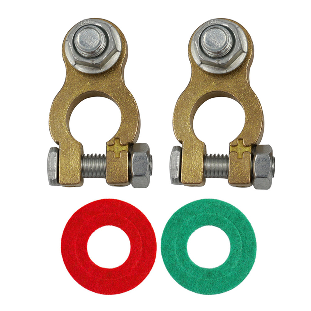 زوج من موصلات أطراف البطارية ا - مراجعة Battery Terminal Clamps Quick Release Brass وسعره