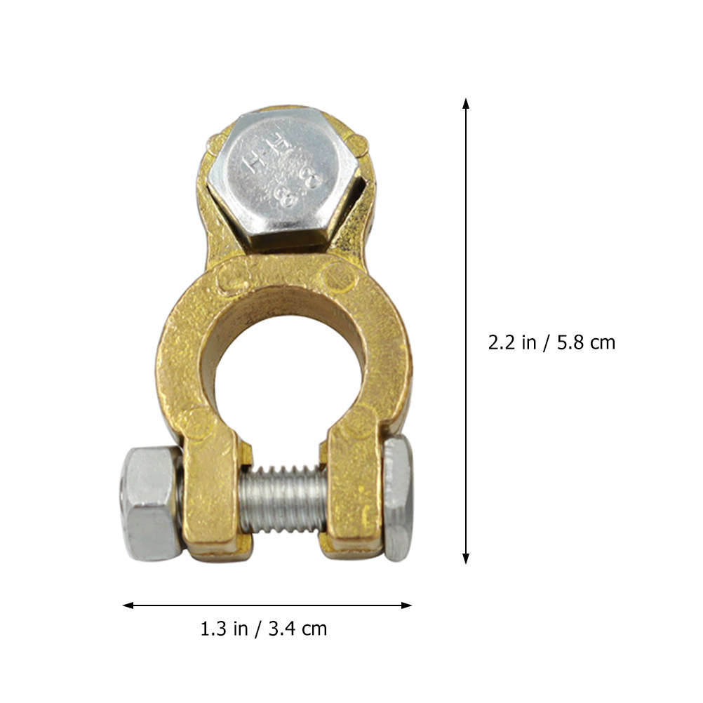 زوج من موصلات أطراف البطارية ا - مراجعة Battery Terminal Clamps Quick Release Brass وسعره