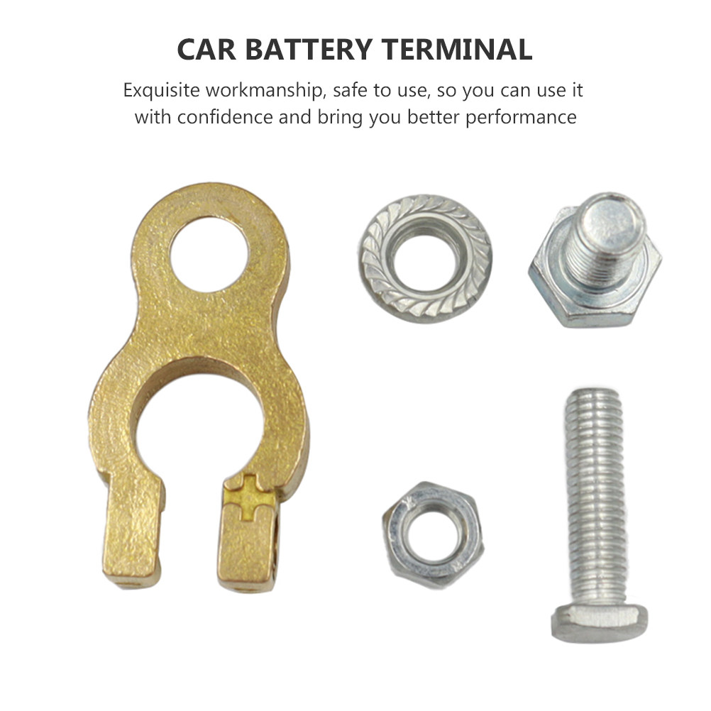 زوج من موصلات أطراف البطارية ا - مراجعة Battery Terminal Clamps Quick Release Brass وسعره