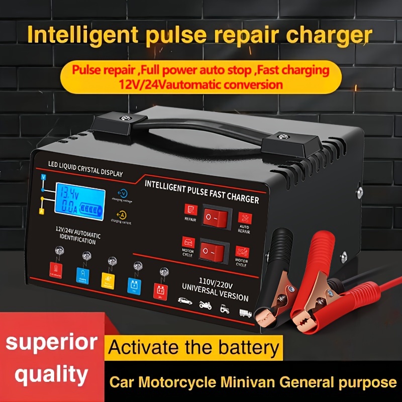 شاحن بطارية ذكي عالي الطاقة 3  - مراجعة Lead Acid Battery Pulse Repair Desulfator وسعره