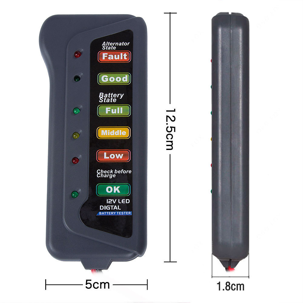 اختبار بطارية السيارة التلقائي - مراجعة Alternator Tester Digital Diagnostic Tool وسعره