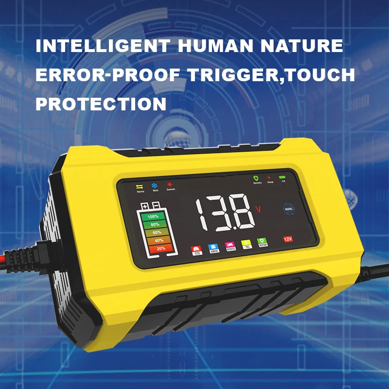 شاحن بطارية ذكي Pro 12 فولت مع - مراجعة Lifepo4 Battery Charger Smart Automatic وسعره