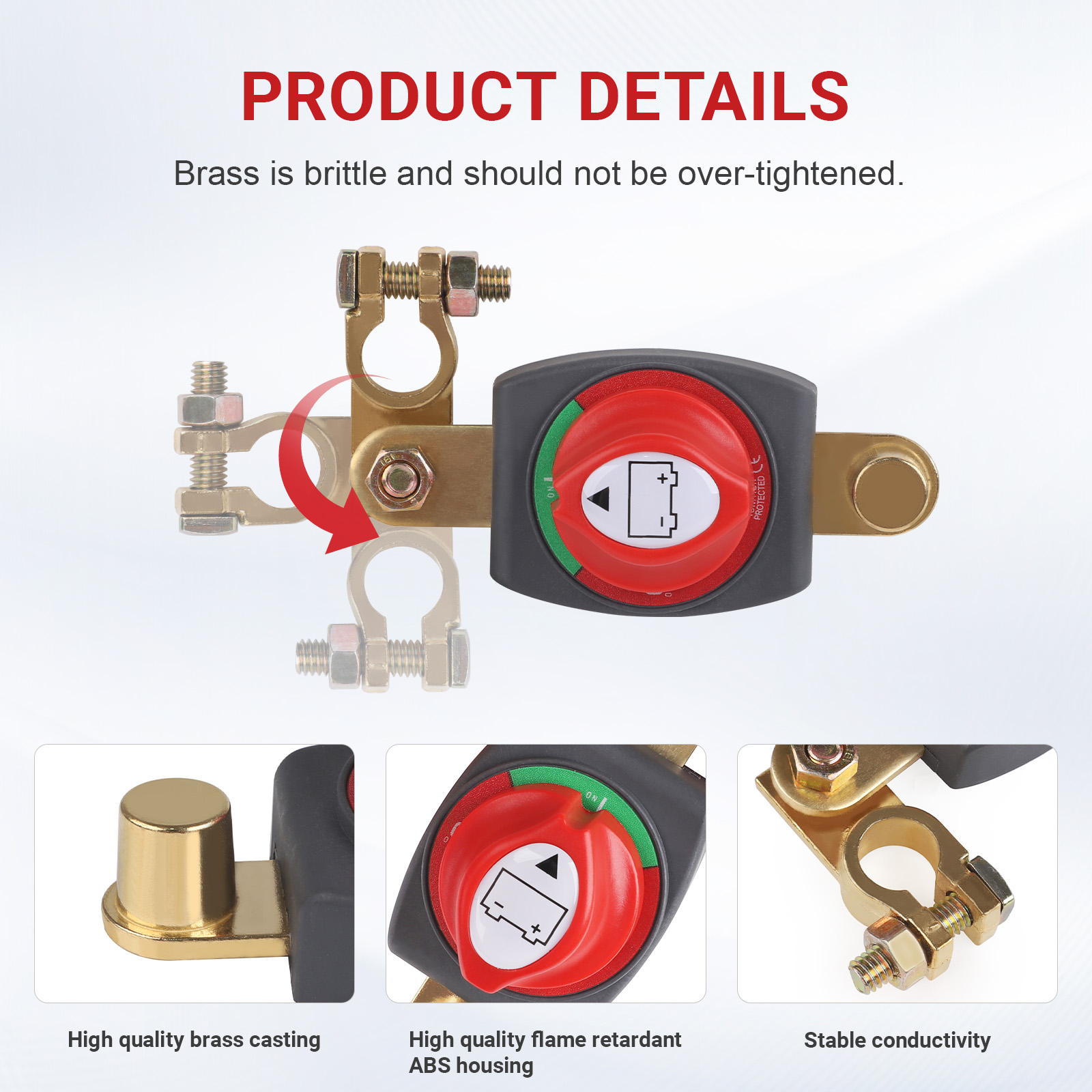 CNSPEED 12 فولت-48 فولت أعلى آ - مراجعة Battery Disconnect Switch Master Cut Off وسعره