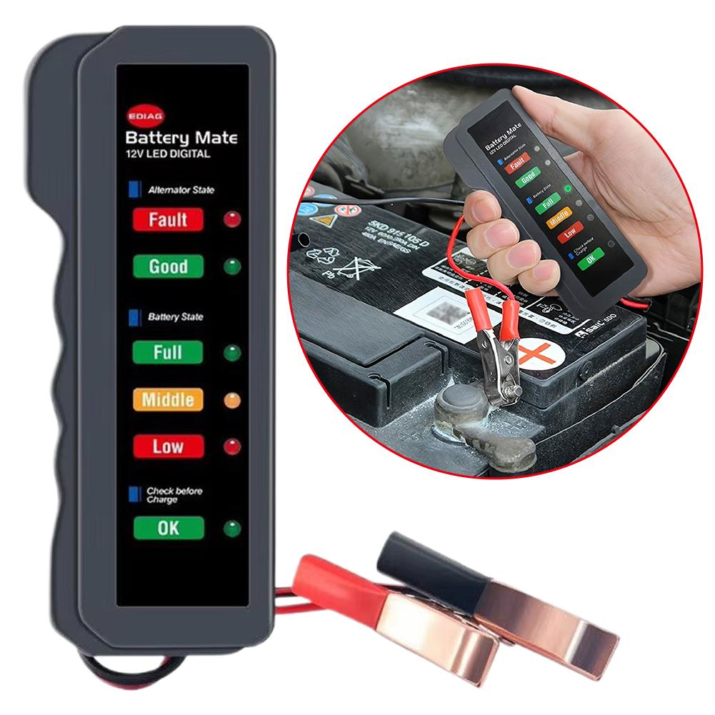 جهاز اختبار المولد الرقمي 12 ف - مراجعة Alternator Tester Digital Diagnostic Tool وسعره