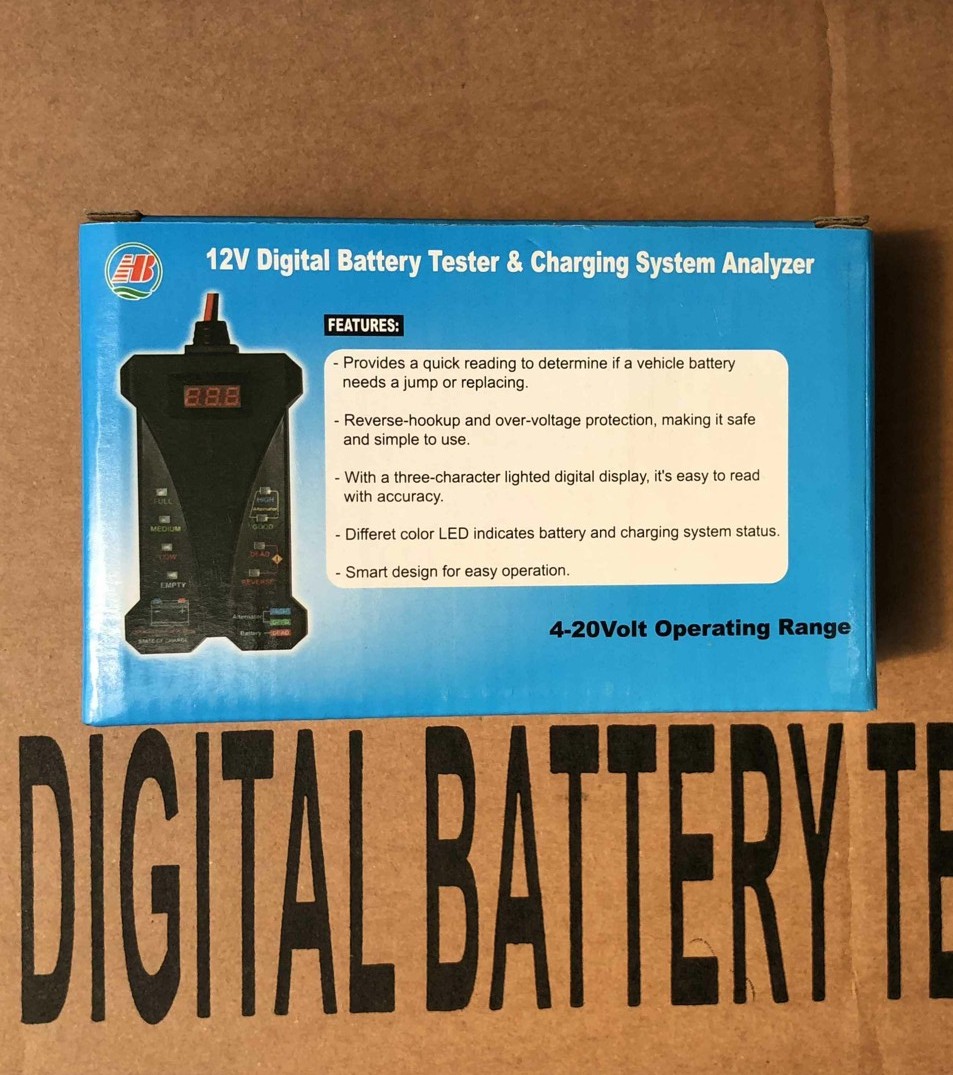 Hot البيع 12 فولت الذكية شاشة  - مراجعة Alternator Tester Digital Diagnostic Tool وسعره