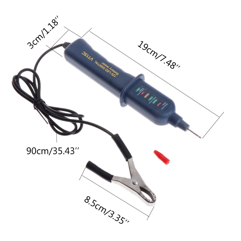 جهاز اختبار بطارية السيارة الص - مراجعة Alternator Tester Digital Diagnostic Tool وسعره