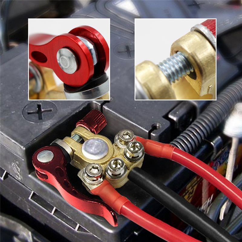2X مشابك طرفية للبطارية 12 فول - مراجعة Battery Terminal Clamps Quick Release Brass وسعره