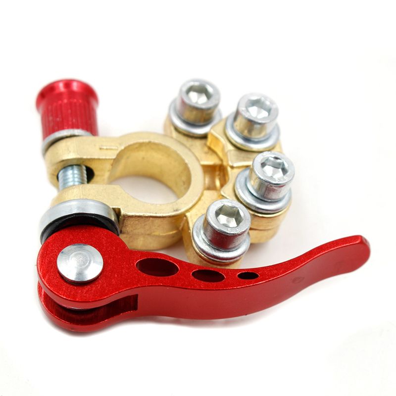 2X مشابك طرفية للبطارية 12 فول - مراجعة Battery Terminal Clamps Quick Release Brass وسعره