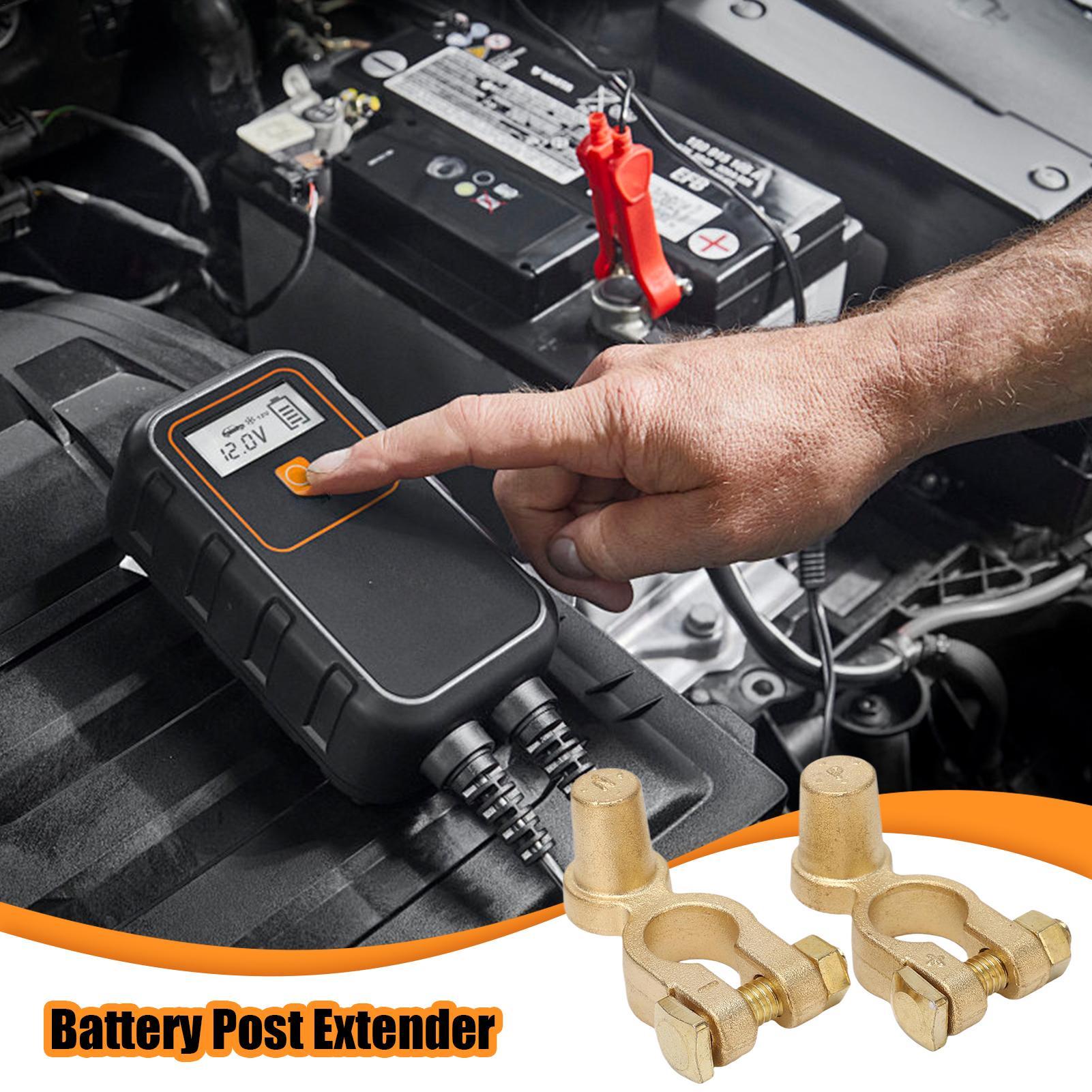 زوج من مشابك طرفية للبطارية، إ - مراجعة Battery Terminal Clamps Quick Release Brass وسعره
