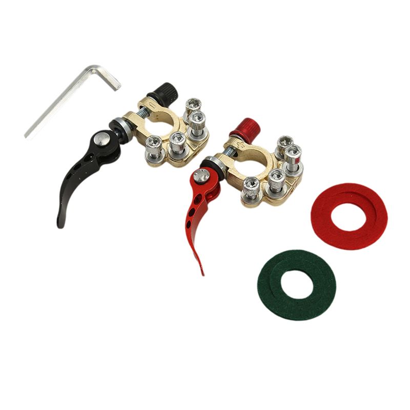مشابك طرفية لبطارية السيارة N2 - مراجعة Battery Terminal Clamps Quick Release Brass وسعره