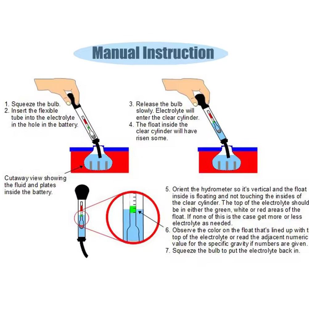 جهاز قياس الكثافة الكهربائية ا - مراجعة Battery Hydrometer Specific Gravity Tester وسعره