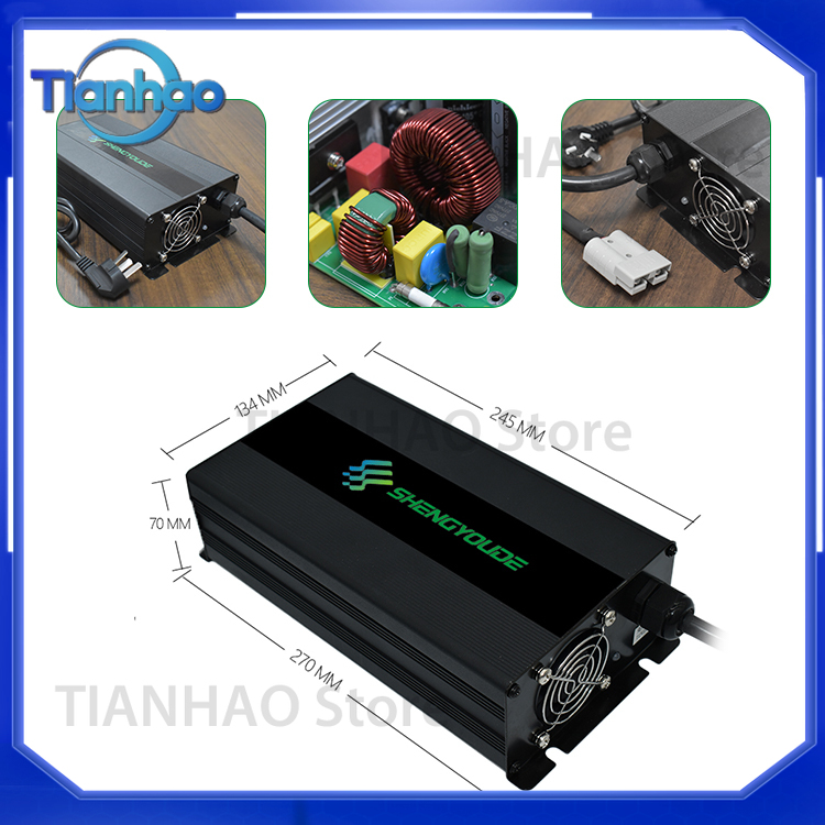 شاحن بطارية ذكي أوتوماتيكي بقو - مراجعة Lifepo4 Battery Charger Smart Automatic وسعره
