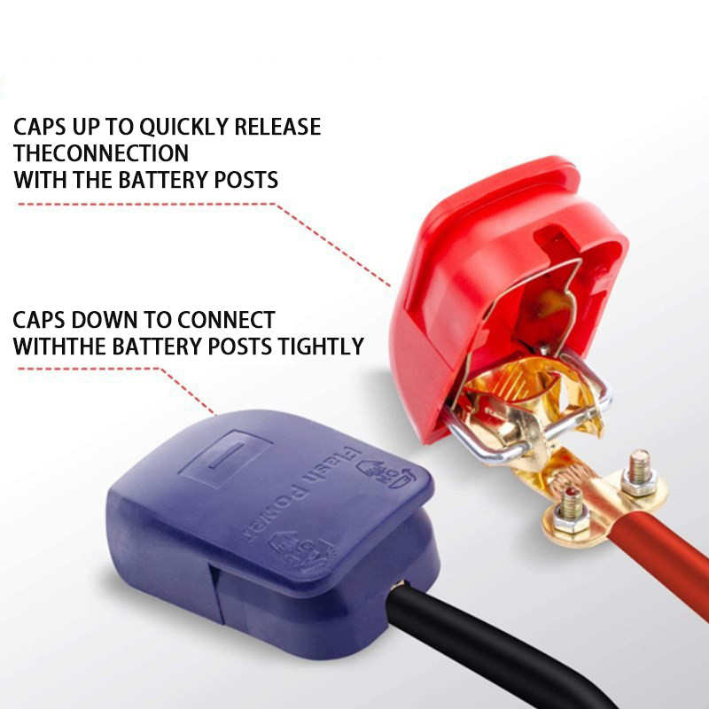 زوج من مشابك بطارية السيارة سر - مراجعة Battery Terminal Clamps Quick Release Brass وسعره