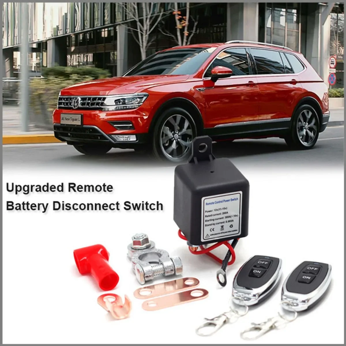 مفتاح بطارية لاسلكي للتحكم عن  - مراجعة Battery Disconnect Switch Master Cut Off وسعره