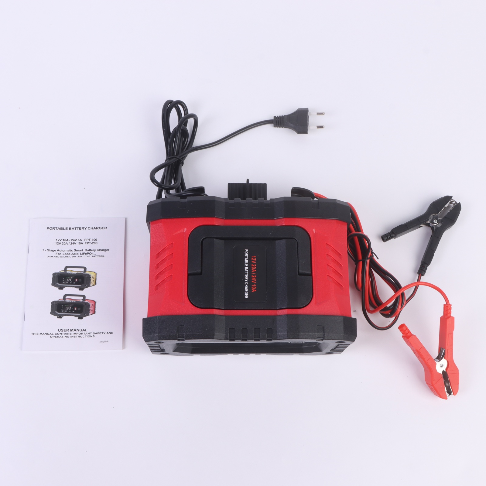 شاحن بطارية 12 فولت 20 أمبير / - مراجعة Smart Car Battery Charger 12V 24V 20A وسعره