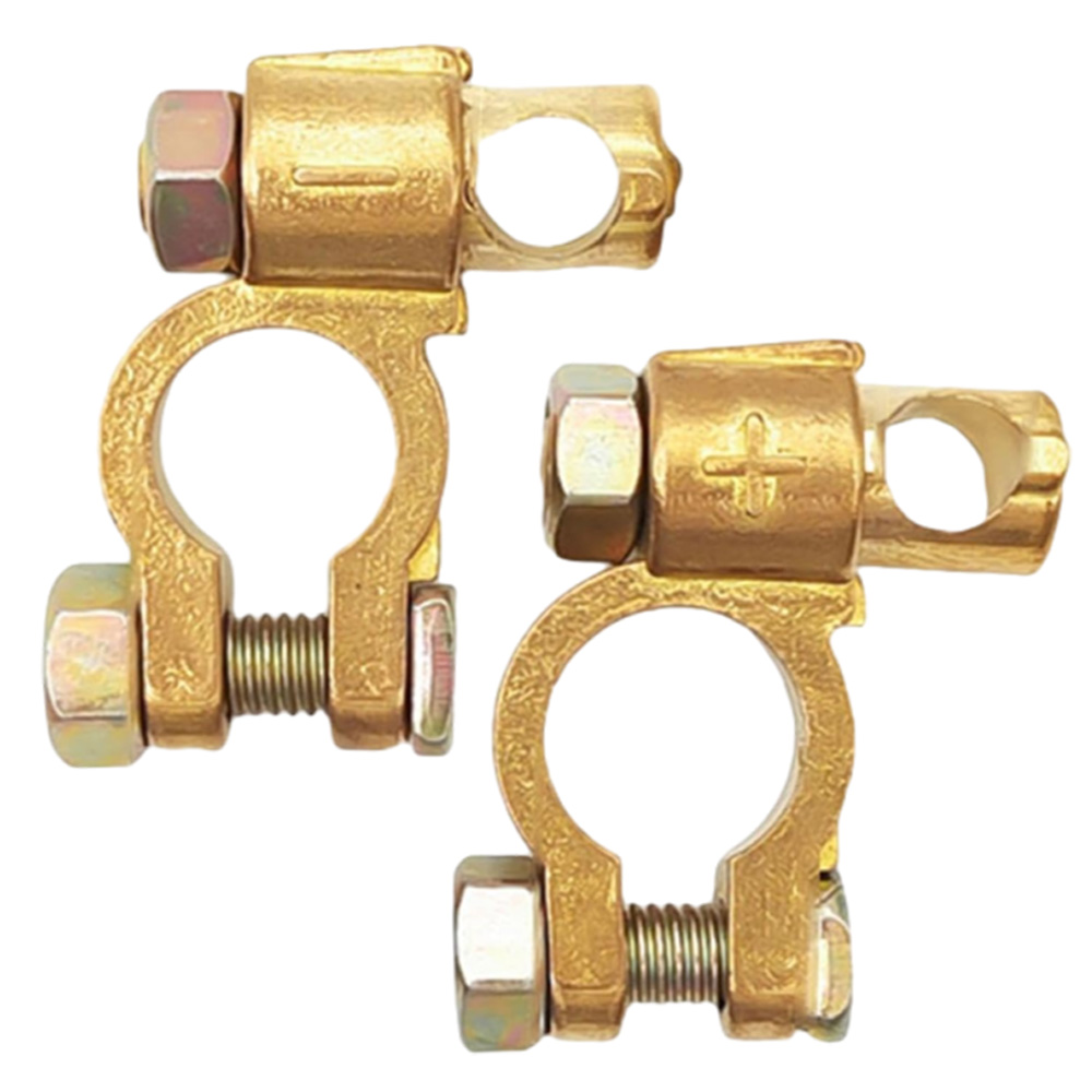 12 فولت محطات البطارية الإيجاب - مراجعة Battery Terminal Clamps Quick Release Brass وسعره