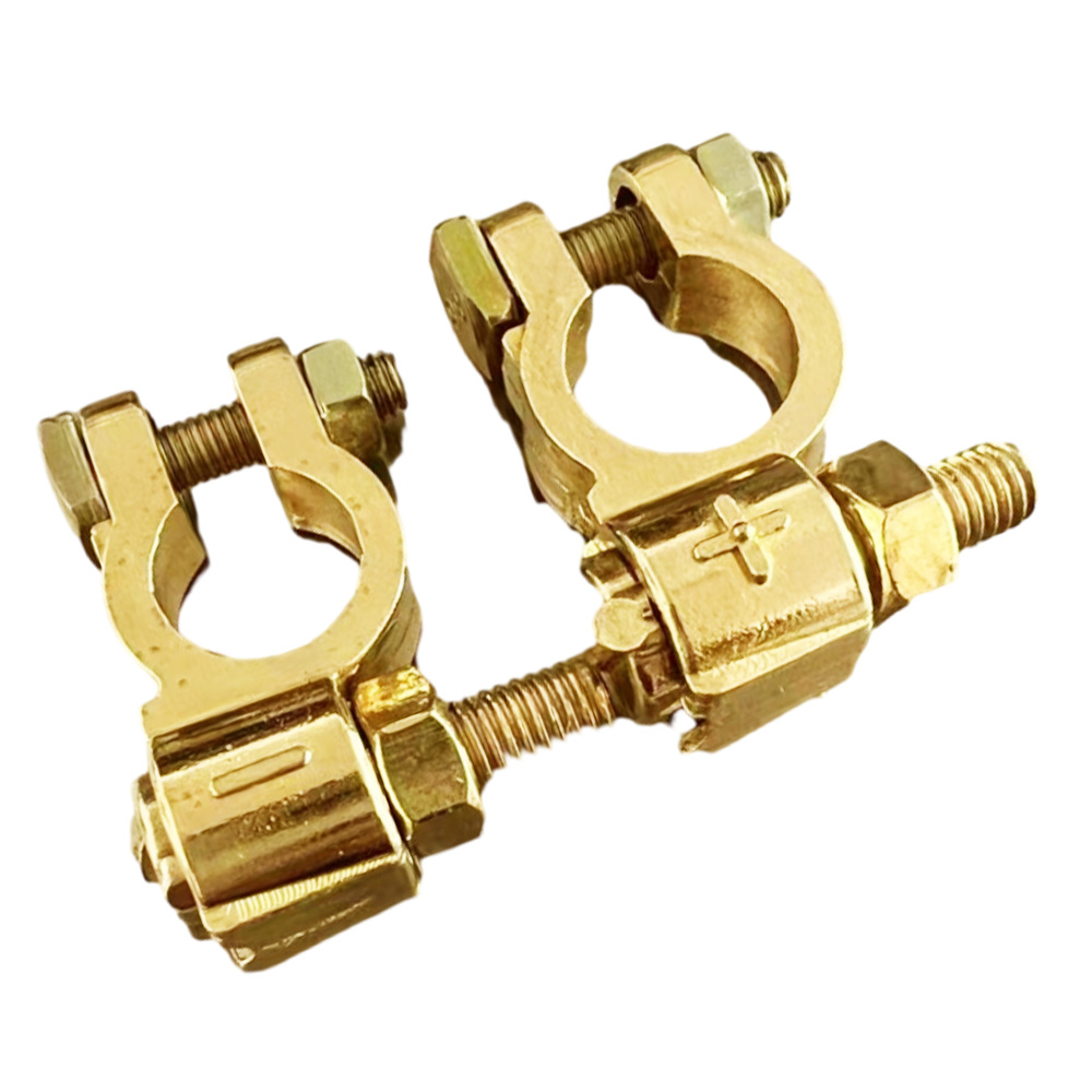 12 فولت محطات البطارية الإيجاب - مراجعة Battery Terminal Clamps Quick Release Brass وسعره