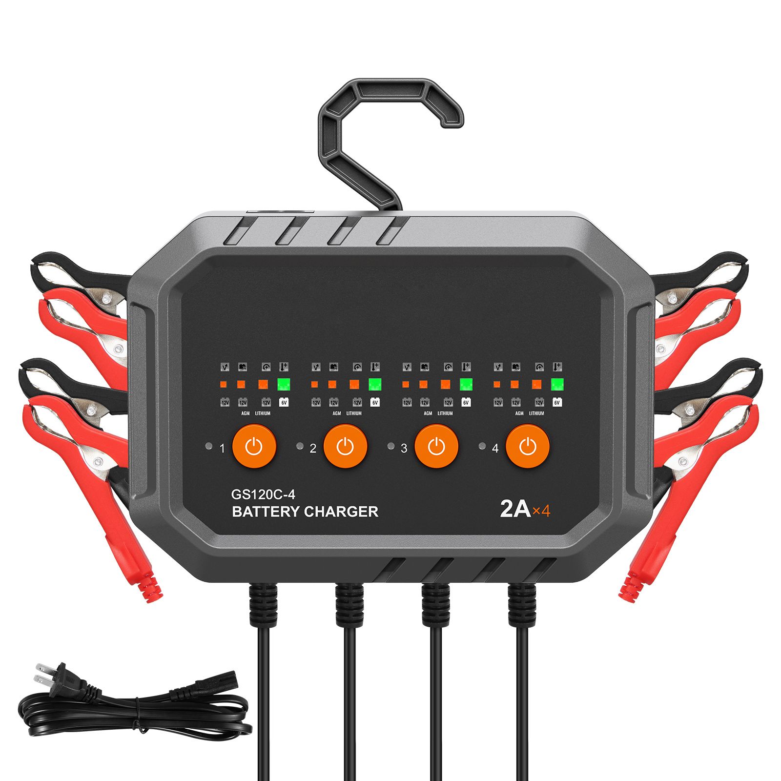 شاحن بطارية ذكي، 8 أمبير، لبطا - مراجعة Lifepo4 Battery Charger Smart Automatic وسعره