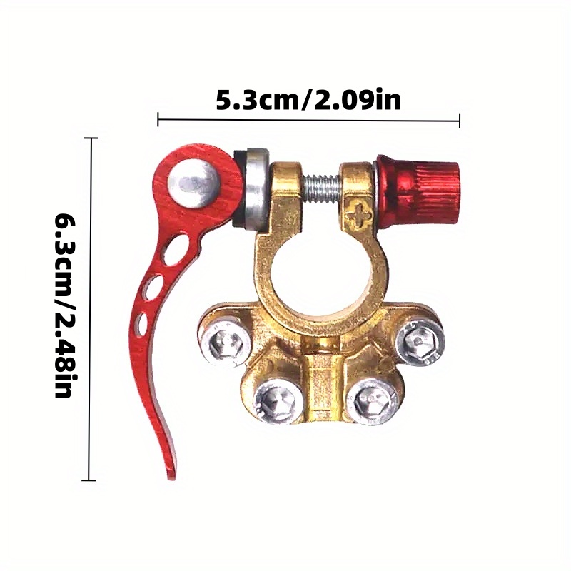 مجموعة واحدة من مشابك طرفية لل - مراجعة Battery Terminal Clamps Quick Release Brass وسعره