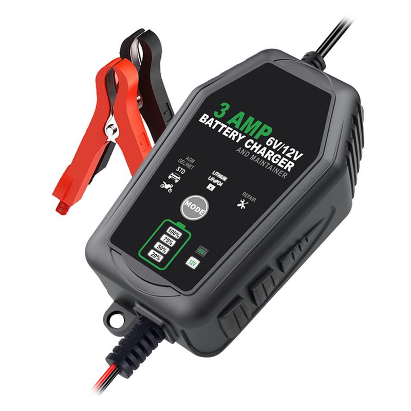 3000mA 6 فولت 12 فولت التلقائي - مراجعة Lifepo4 Battery Charger Smart Automatic وسعره