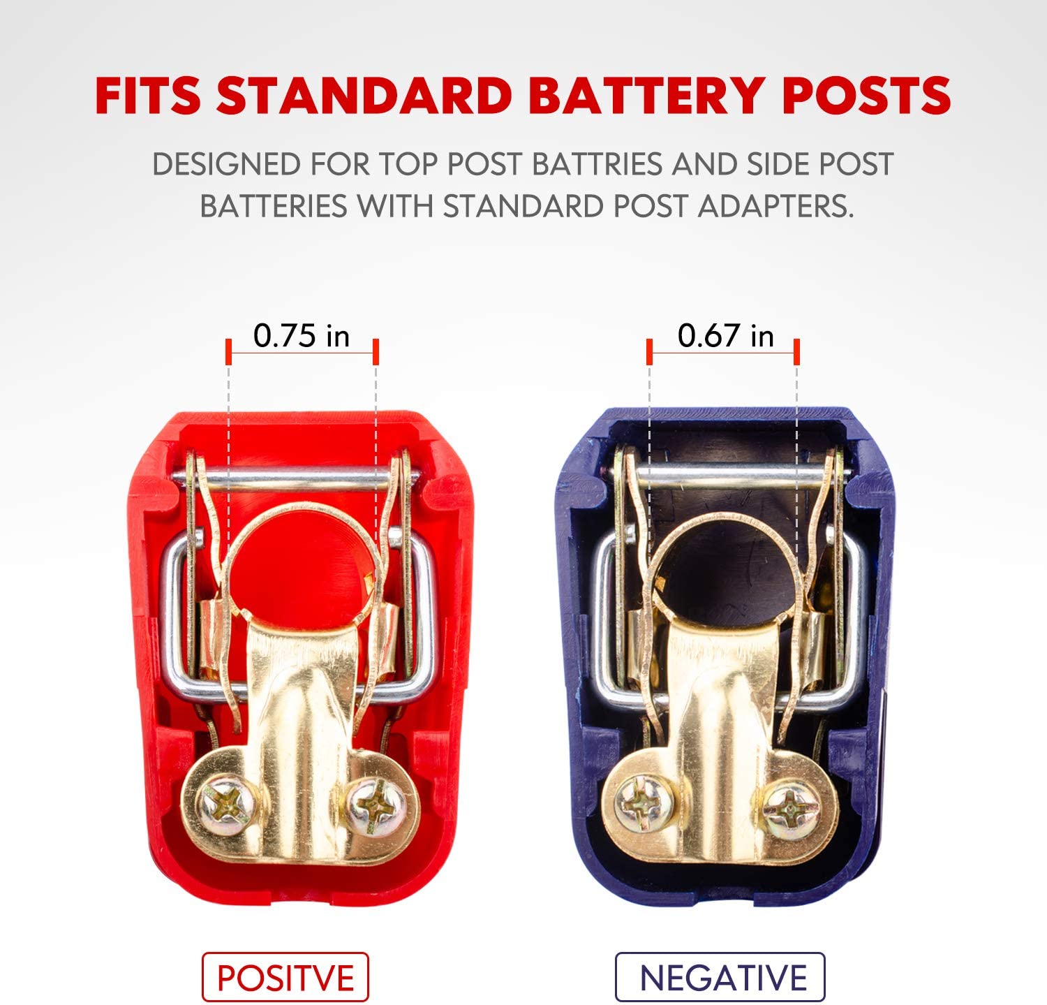 موصلات طرفية بطارية سريعة الإص - مراجعة Battery Terminal Clamps Quick Release Brass وسعره