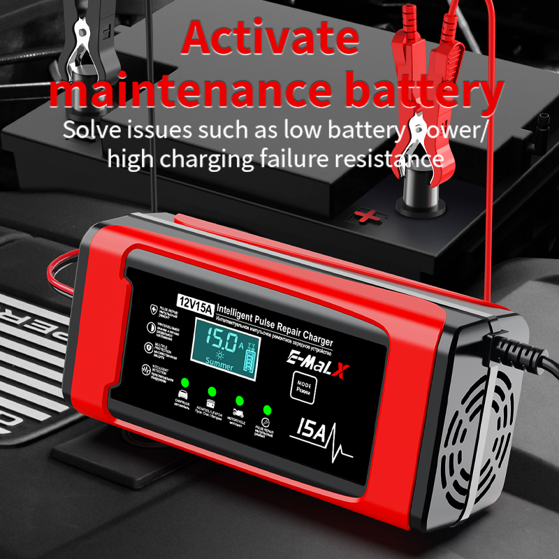 شاحن بطارية ذكي 12 فولت 15 أمب - مراجعة Lifepo4 Battery Charger Smart Automatic وسعره