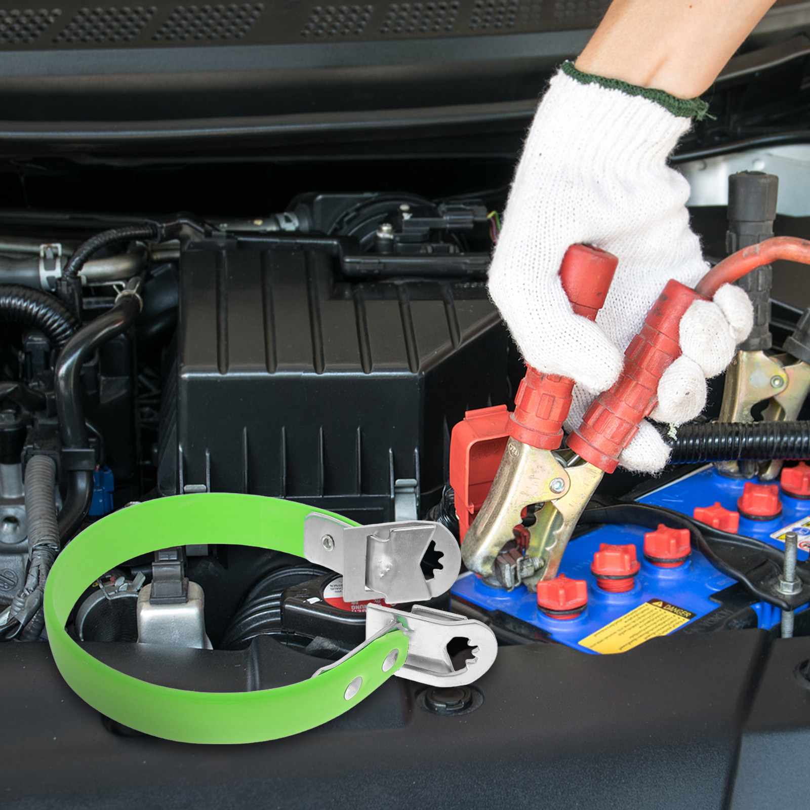 حزام رفع بطارية السيارة، مصنوع - مراجعة Battery Carry Strap Lifter Heavy Duty وسعره