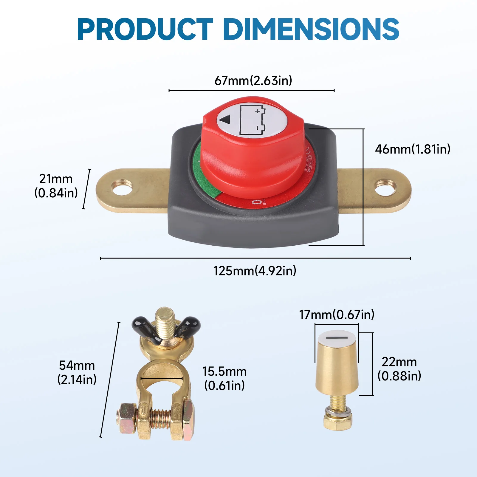 مفتاح فصل البطارية 2 إيجابي 12 - مراجعة Battery Disconnect Switch Master Cut Off وسعره