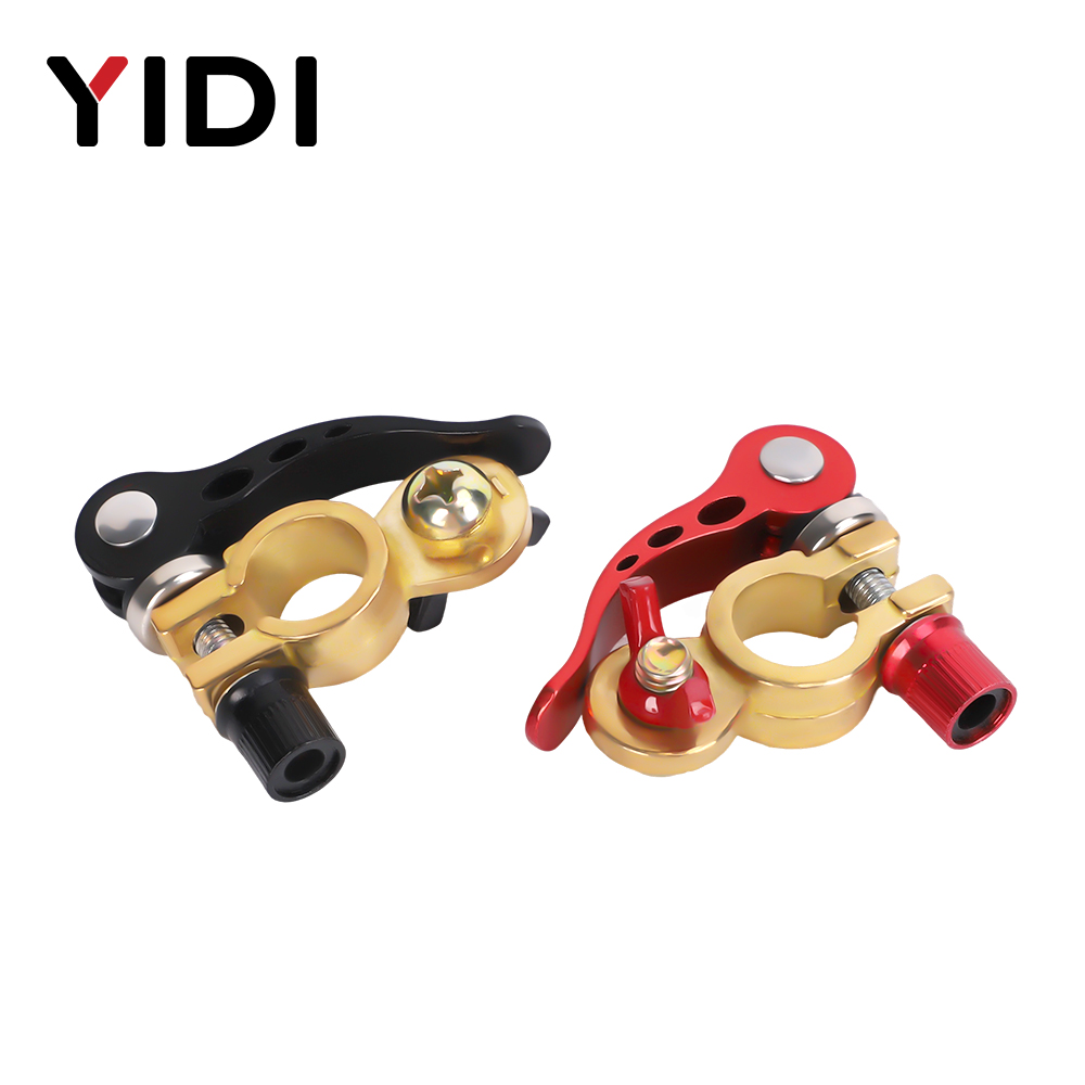 زوج واحد من موصلات بطارية السي - مراجعة Battery Terminal Clamps Quick Release Brass وسعره